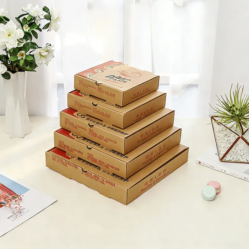 9 tuuman mukautettu painettu pizzalaatikko