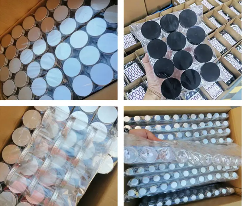 PET Plastic Storage Jar with Lid